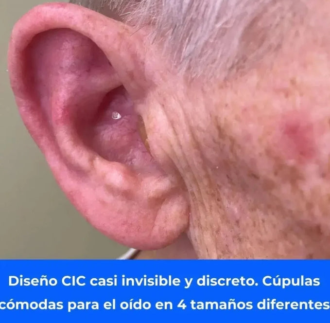 Micro CIC Audífonos recargables (Pareja)