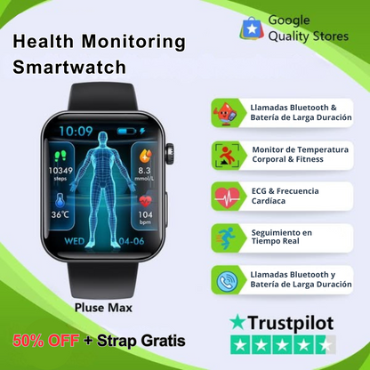 Medidor de glucosa en sangre multifuncional Siemens + Reloj Monitorizador - COMPRA 1 Y RECIBE OTRO GRATIS