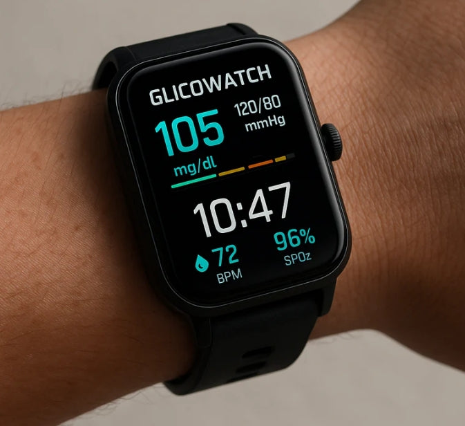 GlicoWatch Pro: el primer reloj inteligente con sensores láser de precisión